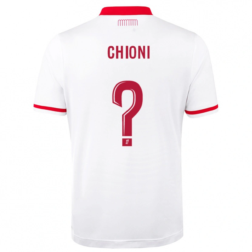 DanxenキッズTristan Chioni#0赤 白ホームシャツ2026/27ジャージーユニフォーム