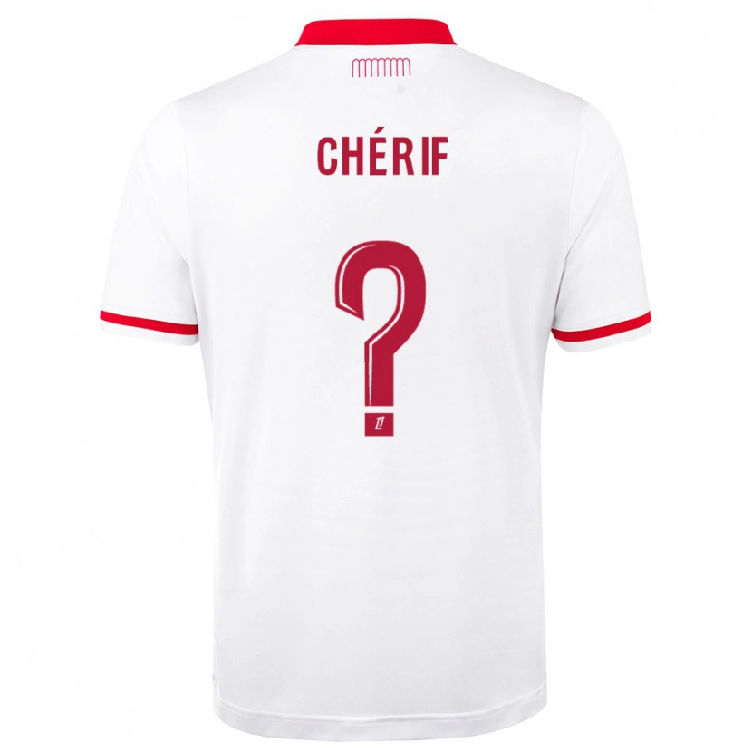 DanxenキッズTafsir Chérif#0赤 白ホームシャツ2026/27ジャージーユニフォーム