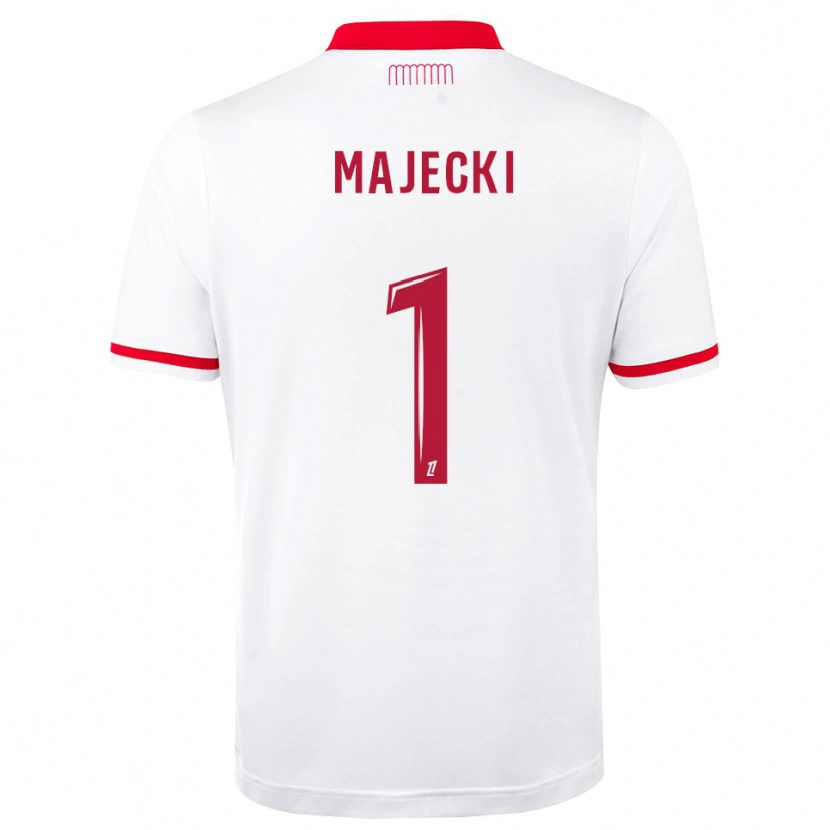 Danxenキッズラドスワフ・マイェツキ#1赤 白ホームシャツ2026/27ジャージーユニフォーム
