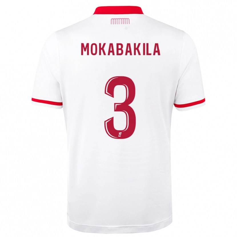 DanxenキッズNick Mokabakila#3赤 白ホームシャツ2026/27ジャージーユニフォーム