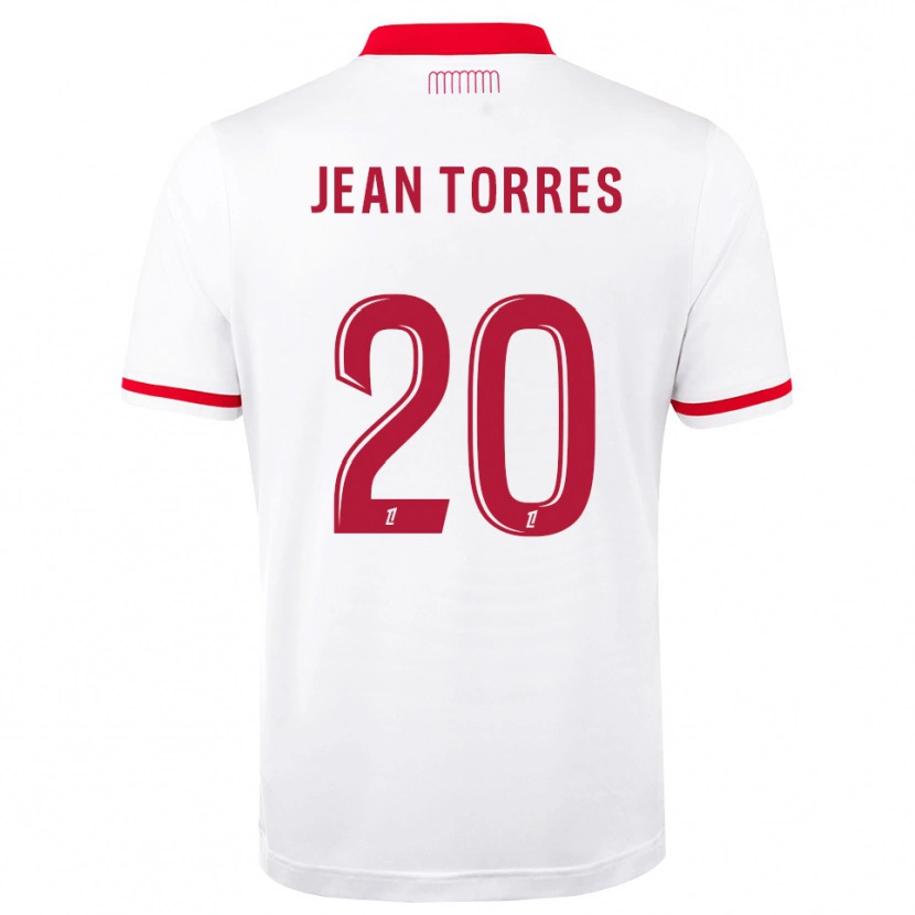 DanxenキッズJean Torres#20赤 白ホームシャツ2026/27ジャージーユニフォーム