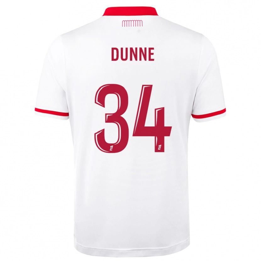 Danxenキッズデイビット・ダン#34赤 白ホームシャツ2026/27ジャージーユニフォーム