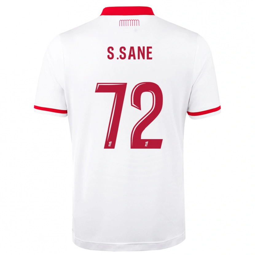 DanxenキッズSadibou Sané#72赤 白ホームシャツ2026/27ジャージーユニフォーム