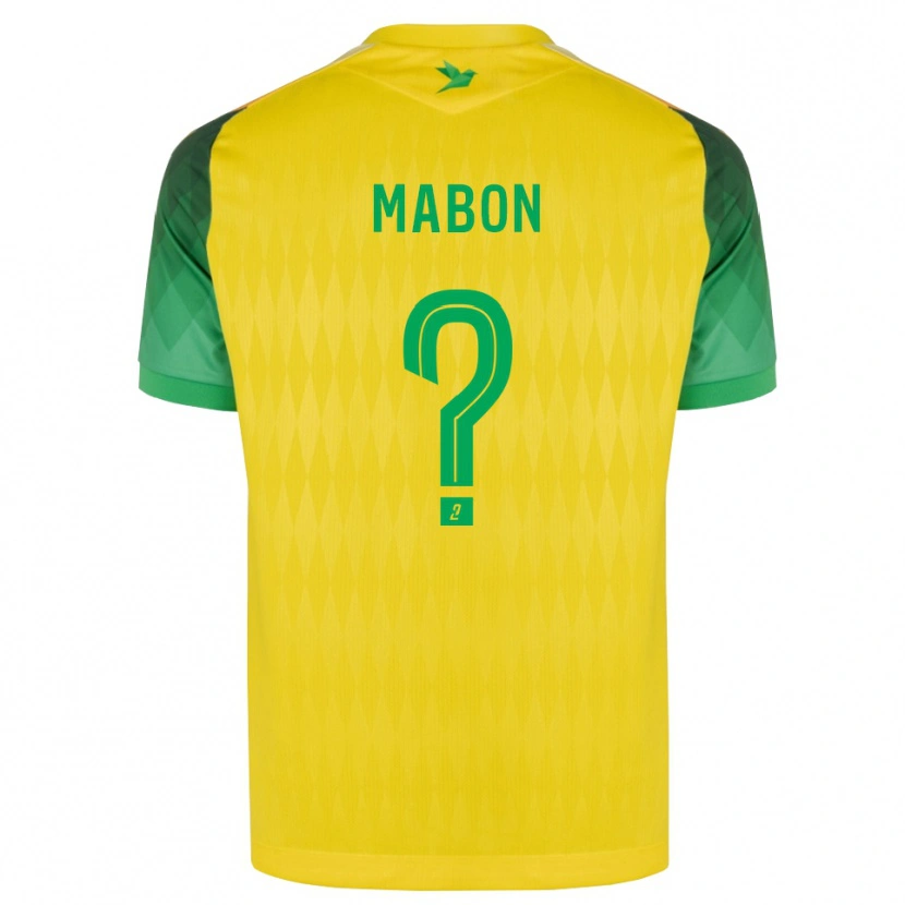 DanxenキッズTom Mabon#0黄 緑 赤ホームシャツ2026/27ジャージーユニフォーム