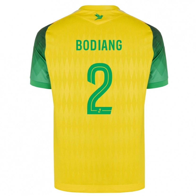 DanxenキッズMoutanabi Bodiang#2黄 緑 赤ホームシャツ2026/27ジャージーユニフォーム