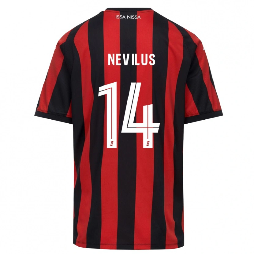 DanxenキッズAnthonyo Nevilus#14赤 黒 白ホームシャツ2026/27ジャージーユニフォーム