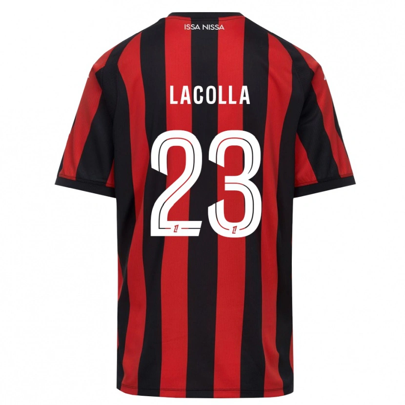 DanxenキッズMellie Lacolla#23赤 黒 白ホームシャツ2026/27ジャージーユニフォーム