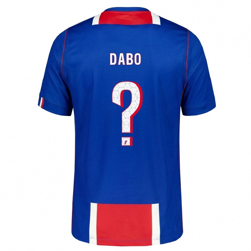 Danxenキッズマリアマ・ダボ#0赤 白 青ホームシャツ2026/27ジャージーユニフォーム