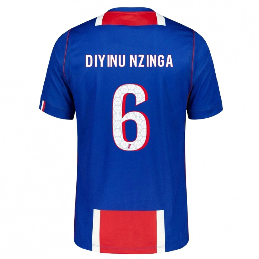 DanxenキッズVainqueur Nzinga#6赤 白 青ホームシャツ2026/27ジャージーユニフォーム