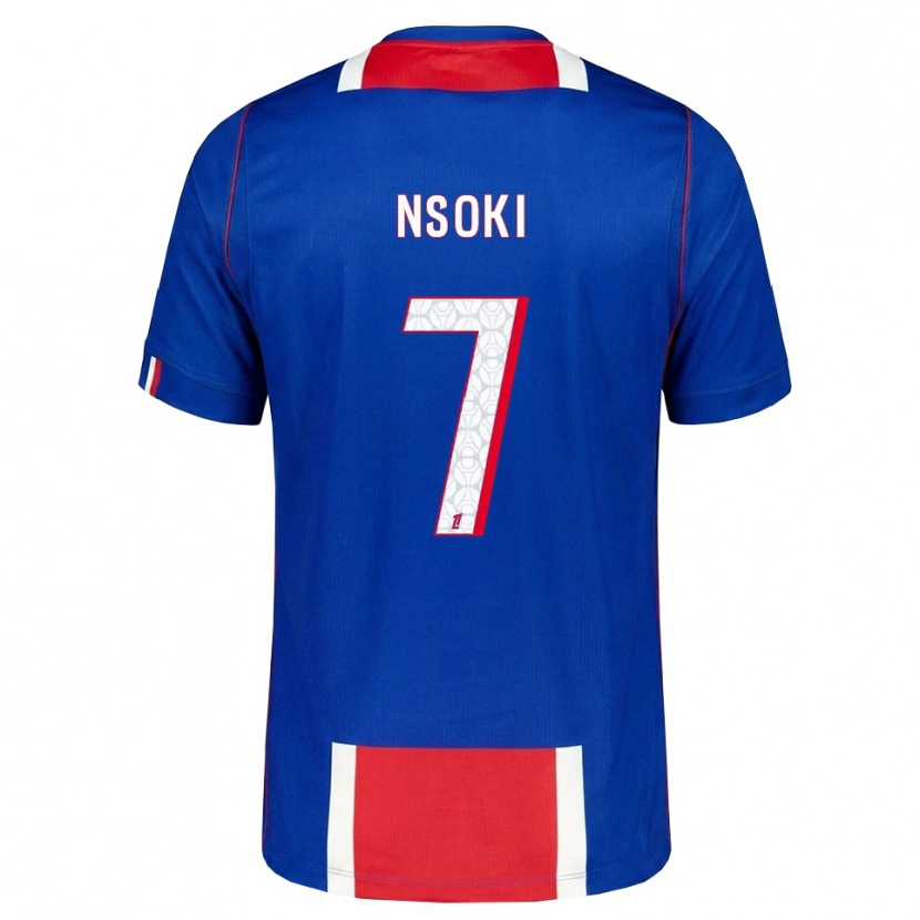 Danxenキッズノア・エンソキ#7赤 白 青ホームシャツ2026/27ジャージーユニフォーム