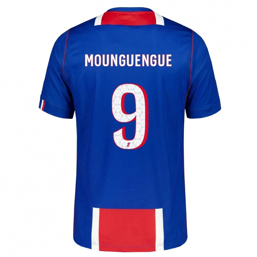 DanxenキッズPierre Mounguengue#9赤 白 青ホームシャツ2026/27ジャージーユニフォーム