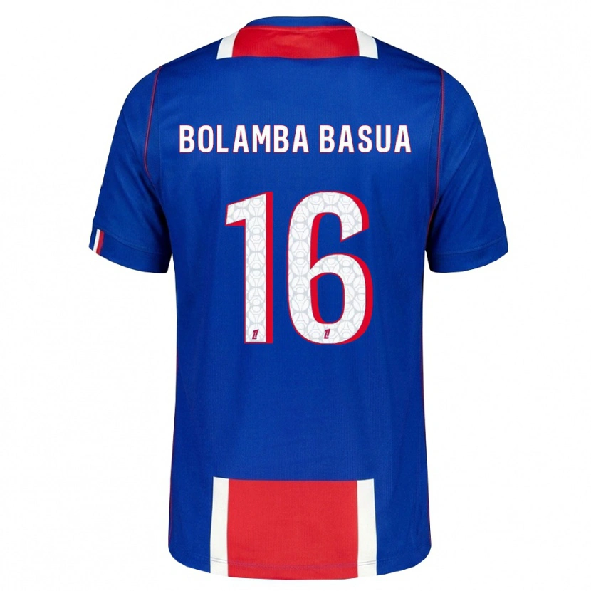 DanxenキッズKévin Bolamba Basua#16赤 白 青ホームシャツ2026/27ジャージーユニフォーム