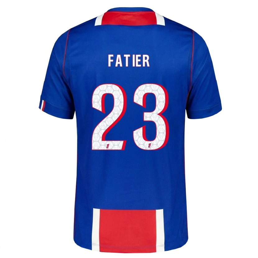 DanxenキッズNoémie Fatier#23赤 白 青ホームシャツ2026/27ジャージーユニフォーム