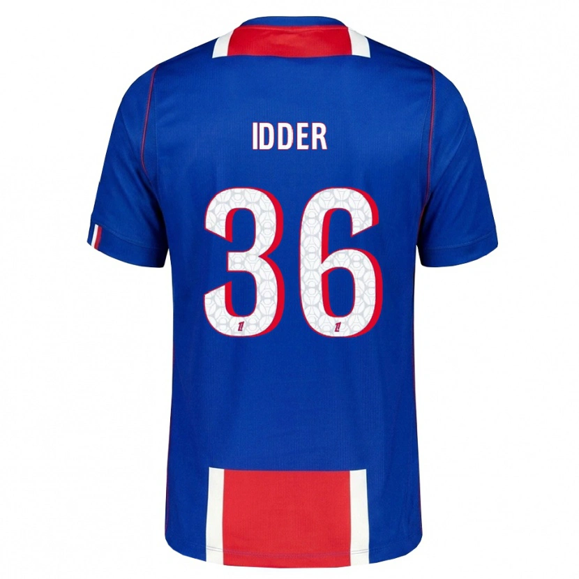 DanxenキッズYounes Idder#36赤 白 青ホームシャツ2026/27ジャージーユニフォーム