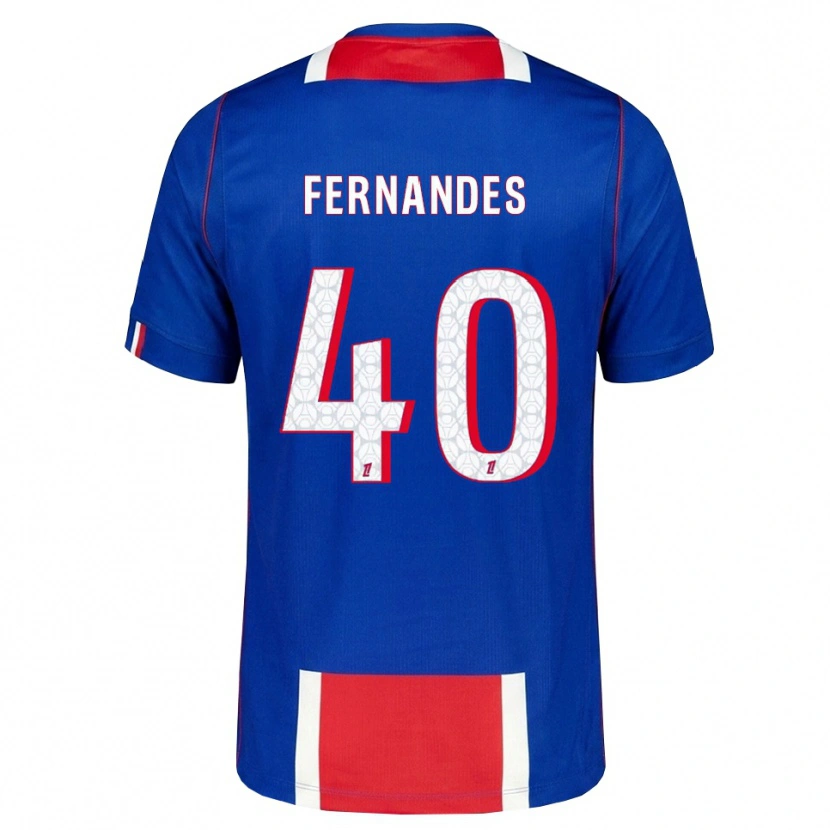 Danxenキッズアリッサ・フェルナンデス#40赤 白 青ホームシャツ2026/27ジャージーユニフォーム