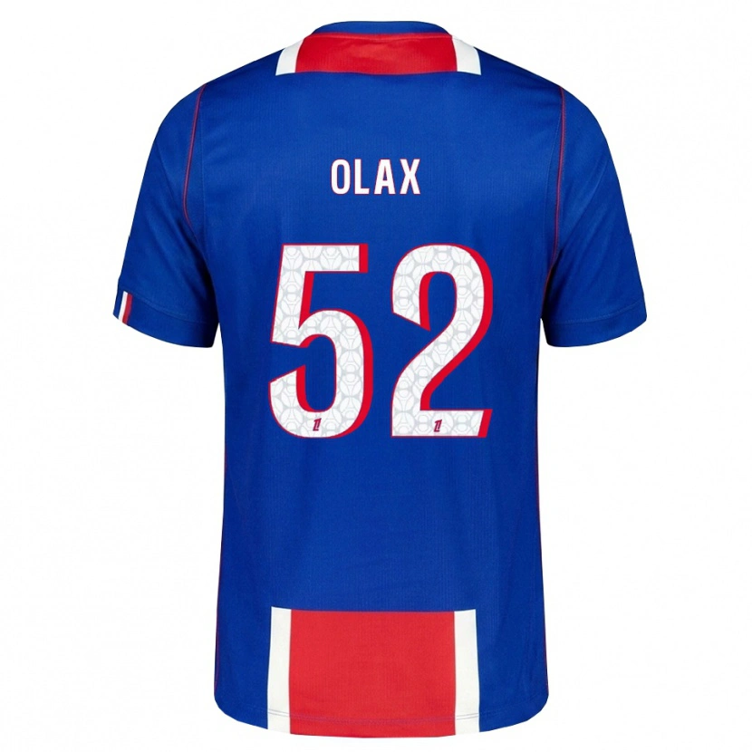 DanxenキッズDjamy Olax#52赤 白 青ホームシャツ2026/27ジャージーユニフォーム