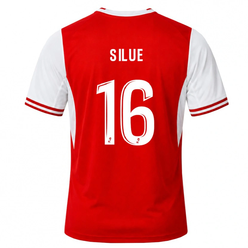 DanxenキッズAnge Silue#16赤 白ホームシャツ2026/27ジャージーユニフォーム