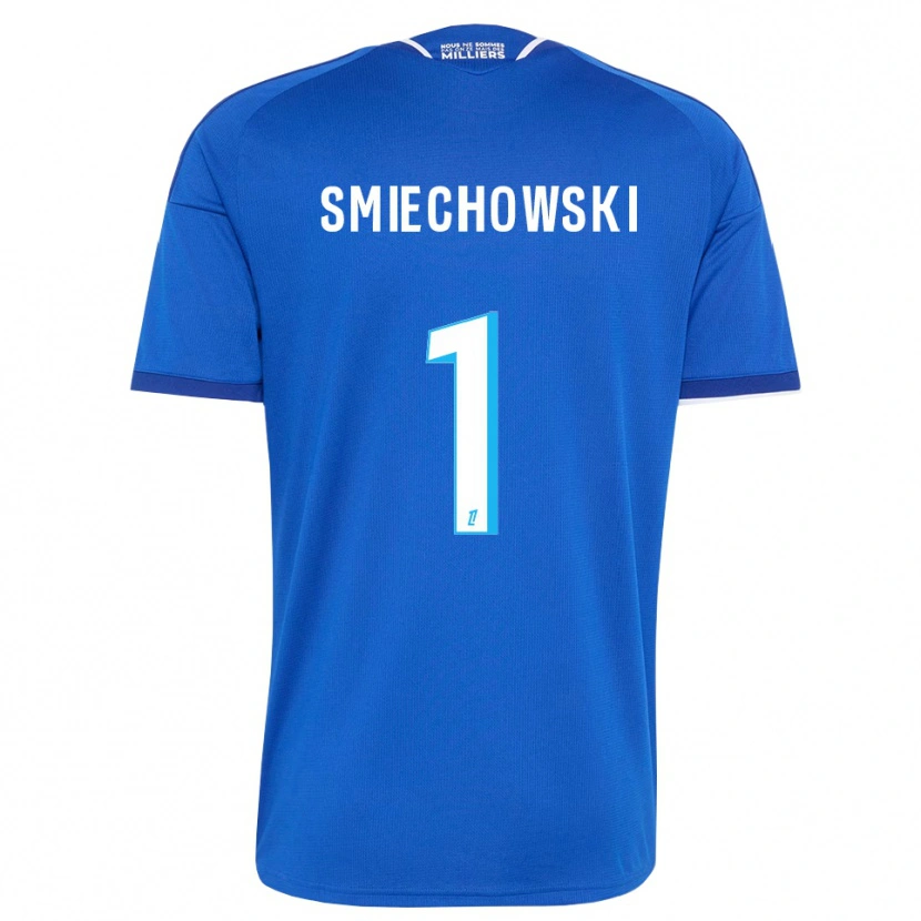 DanxenキッズArtur Smiechowski#1ロイヤルブルー 白ホームシャツ2026/27ジャージーユニフォーム