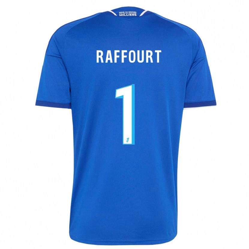 DanxenキッズTiméo Raffourt#1ロイヤルブルー 白ホームシャツ2026/27ジャージーユニフォーム