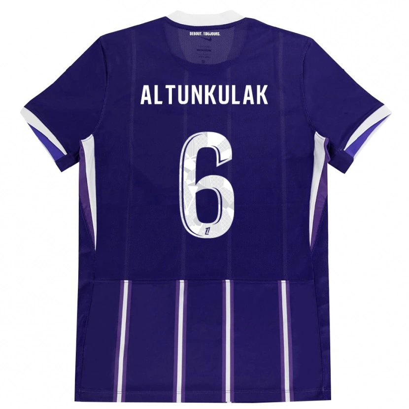 DanxenキッズSelen Altunkulak#6紫 白ホームシャツ2026/27ジャージーユニフォーム