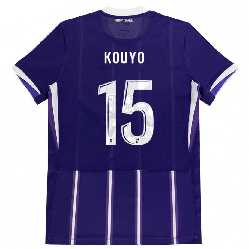 DanxenキッズDan Kouyo#15紫 白ホームシャツ2026/27ジャージーユニフォーム