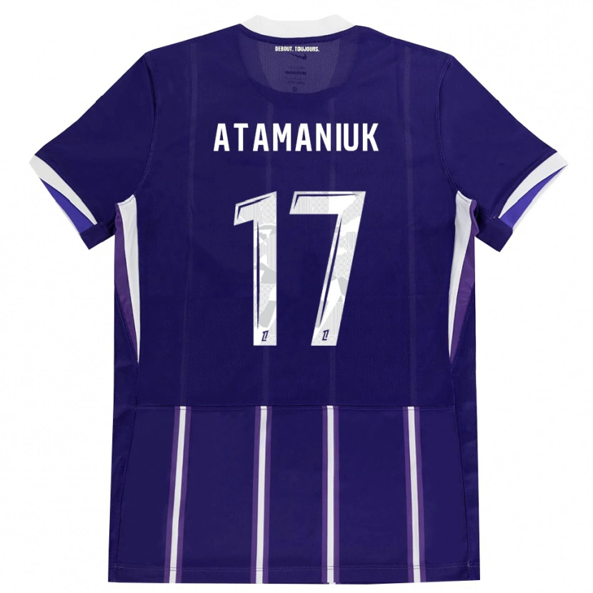 DanxenキッズAlexandra Atamaniuk#17紫 白ホームシャツ2026/27ジャージーユニフォーム