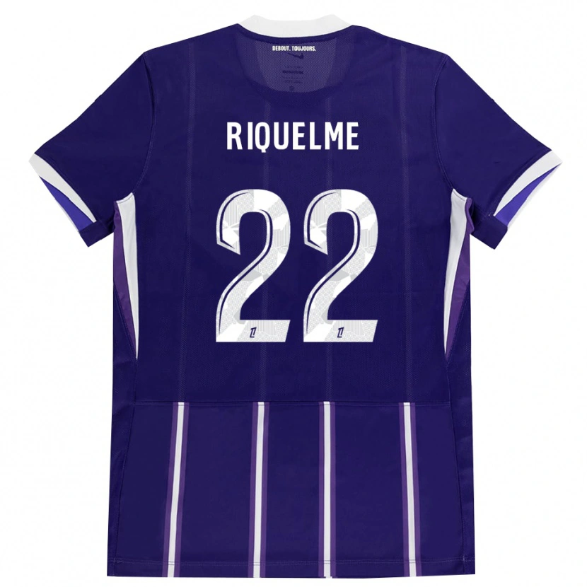 DanxenキッズLaura Riquelme#22紫 白ホームシャツ2026/27ジャージーユニフォーム