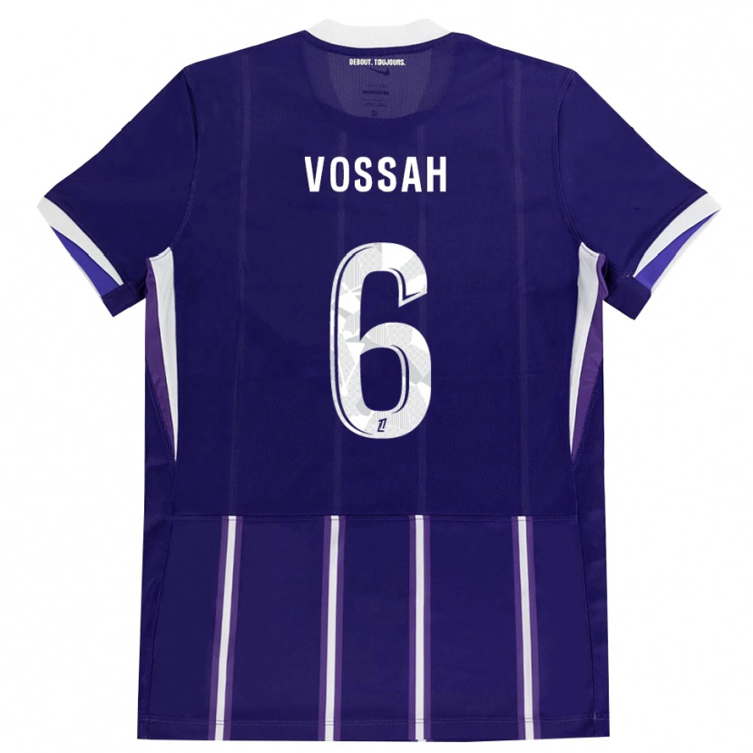 DanxenキッズAlexis Vossah#6紫 白ホームシャツ2026/27ジャージーユニフォーム
