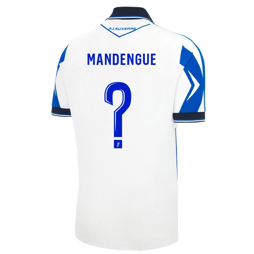 DanxenキッズRayan Mandengue#0黒 白 青ホームシャツ2026/27ジャージーユニフォーム