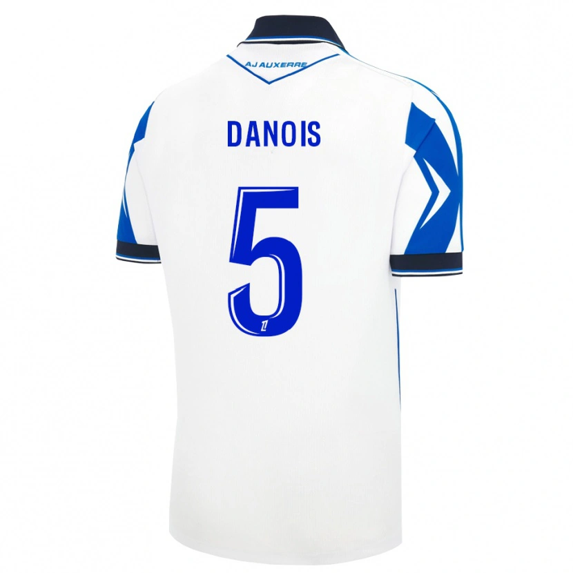 Danxenキッズケヴィン・ダノワ#5黒 白 青ホームシャツ2026/27ジャージーユニフォーム