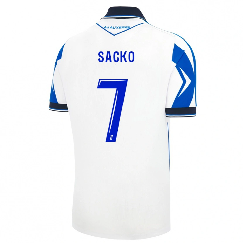 DanxenキッズNimetigna Sacko#7黒 白 青ホームシャツ2026/27ジャージーユニフォーム