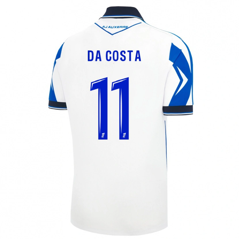 DanxenキッズRúben Da Costa#11黒 白 青ホームシャツ2026/27ジャージーユニフォーム