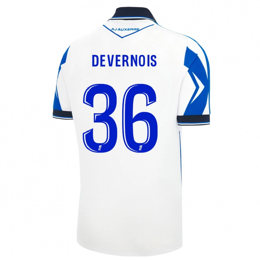 DanxenキッズTidiane Devernois#36黒 白 青ホームシャツ2026/27ジャージーユニフォーム