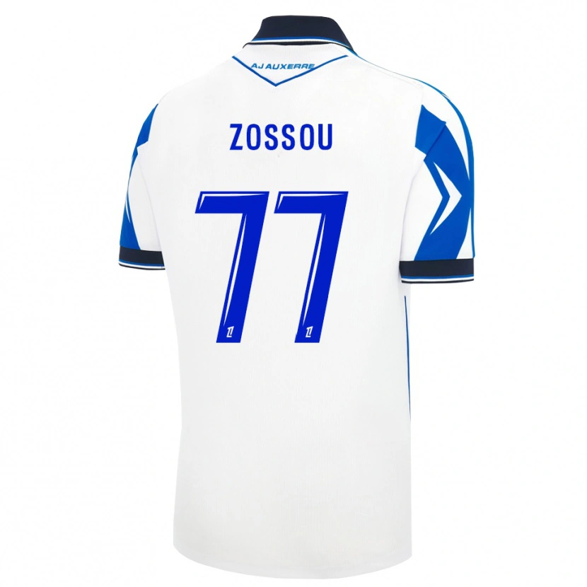 DanxenキッズAristide Zossou#77黒 白 青ホームシャツ2026/27ジャージーユニフォーム