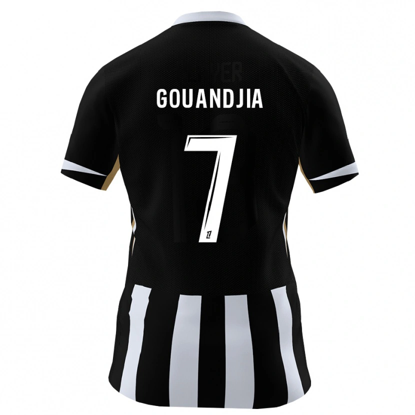 DanxenキッズAndy Gouandjia#7黒 青ホームシャツ2026/27ジャージーユニフォーム