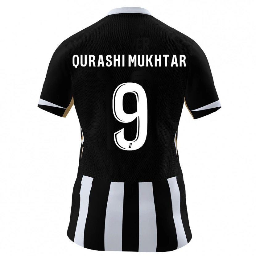 DanxenキッズAwab Mukhtar#9黒 青ホームシャツ2026/27ジャージーユニフォーム