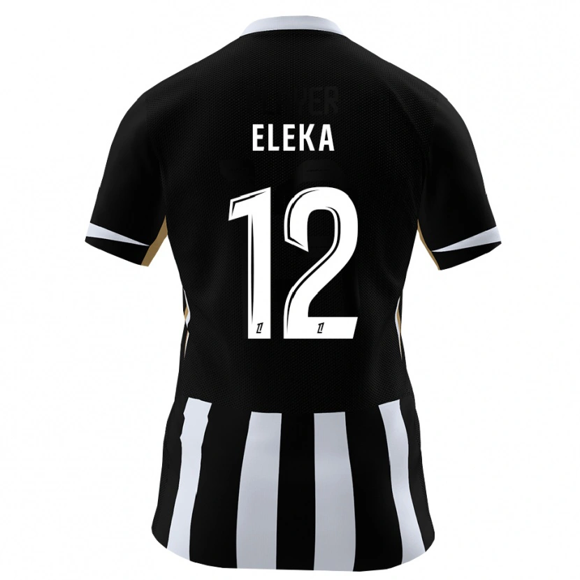 DanxenキッズNathan Eleka#12黒 青ホームシャツ2026/27ジャージーユニフォーム