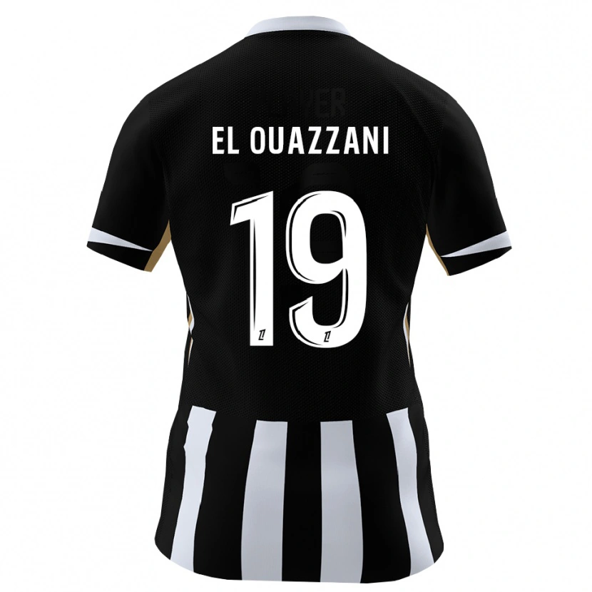 Danxenキッズアミーヌ・エル・ウアザニ#19黒 青ホームシャツ2026/27ジャージーユニフォーム