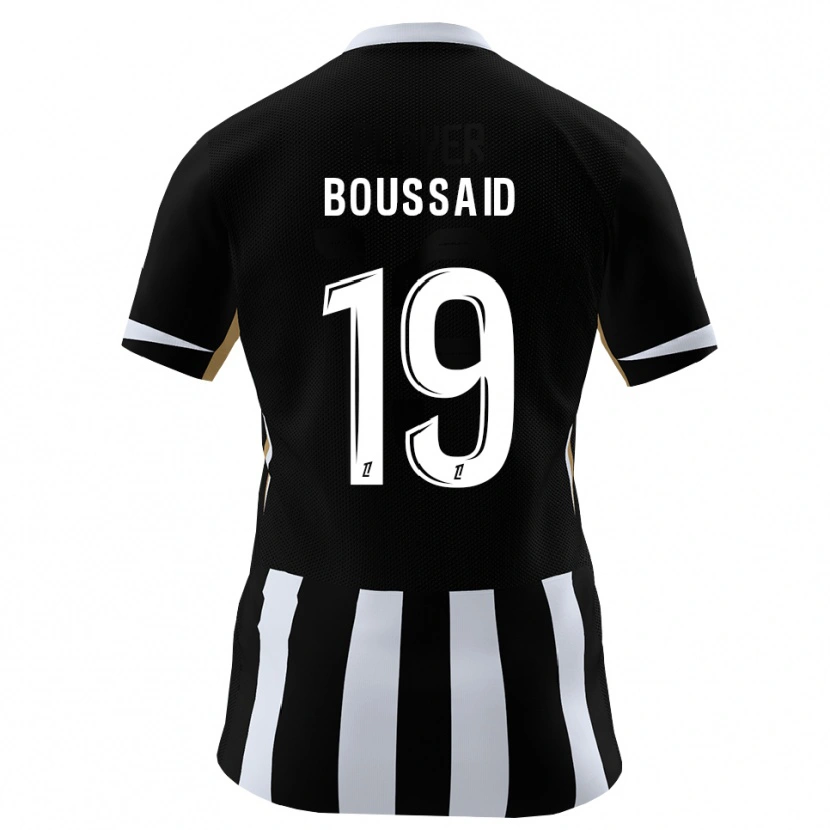DanxenキッズWillsem Boussaid#19黒 青ホームシャツ2026/27ジャージーユニフォーム