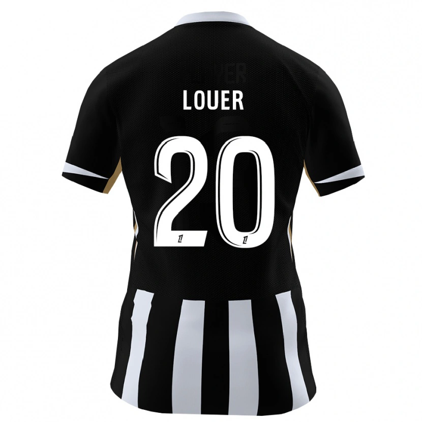 DanxenキッズMarius Louër#20黒 青ホームシャツ2026/27ジャージーユニフォーム