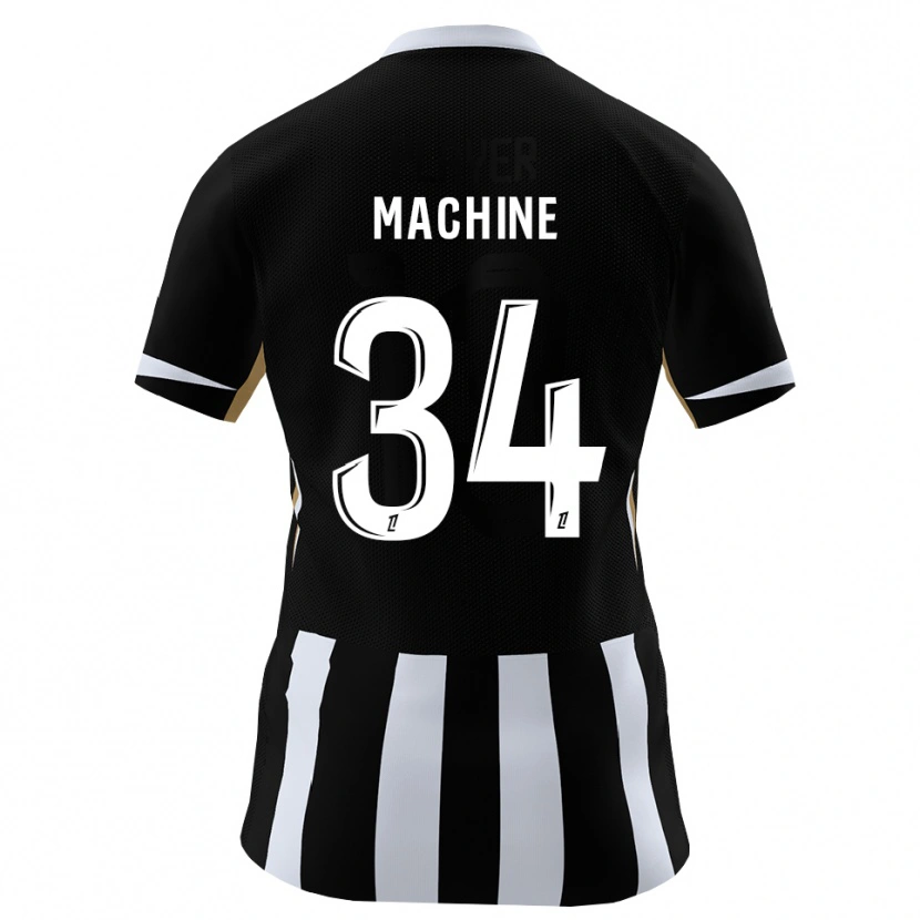 DanxenキッズLanroy Machine#34黒 青ホームシャツ2026/27ジャージーユニフォーム