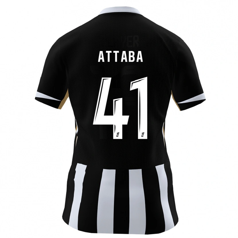 DanxenキッズSofian Attaba#41黒 青ホームシャツ2026/27ジャージーユニフォーム