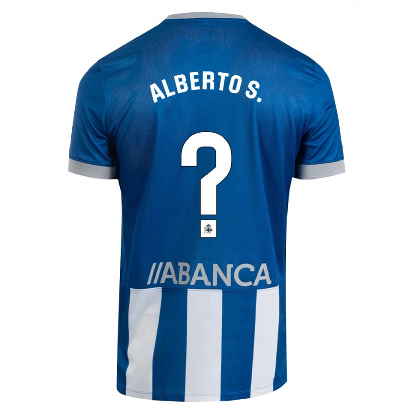 DanxenキッズAlberto Sánchez#0青 グレー 白ホームシャツ2026/27ジャージーユニフォーム