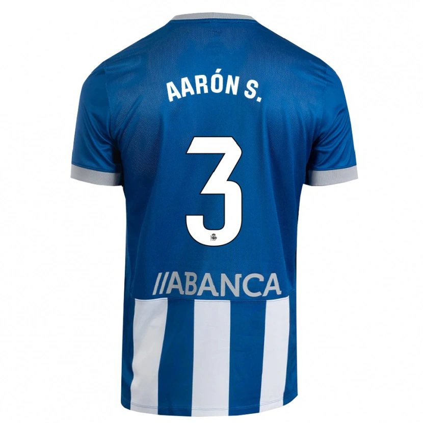 DanxenキッズAarón Sánchez#3青 グレー 白ホームシャツ2026/27ジャージーユニフォーム