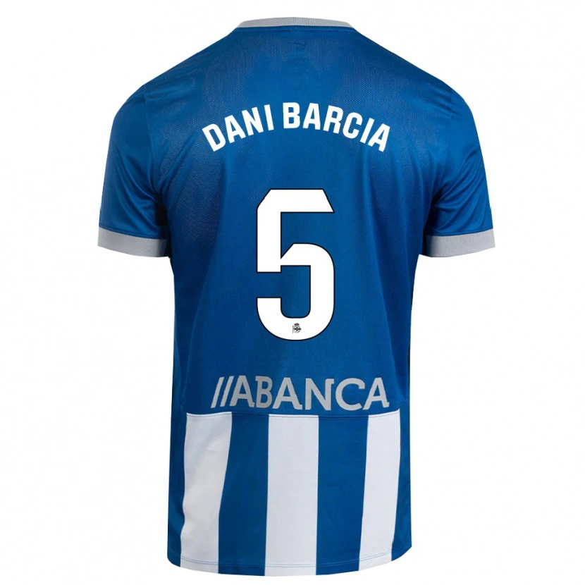 DanxenキッズDani Barcia#5青 グレー 白ホームシャツ2026/27ジャージーユニフォーム