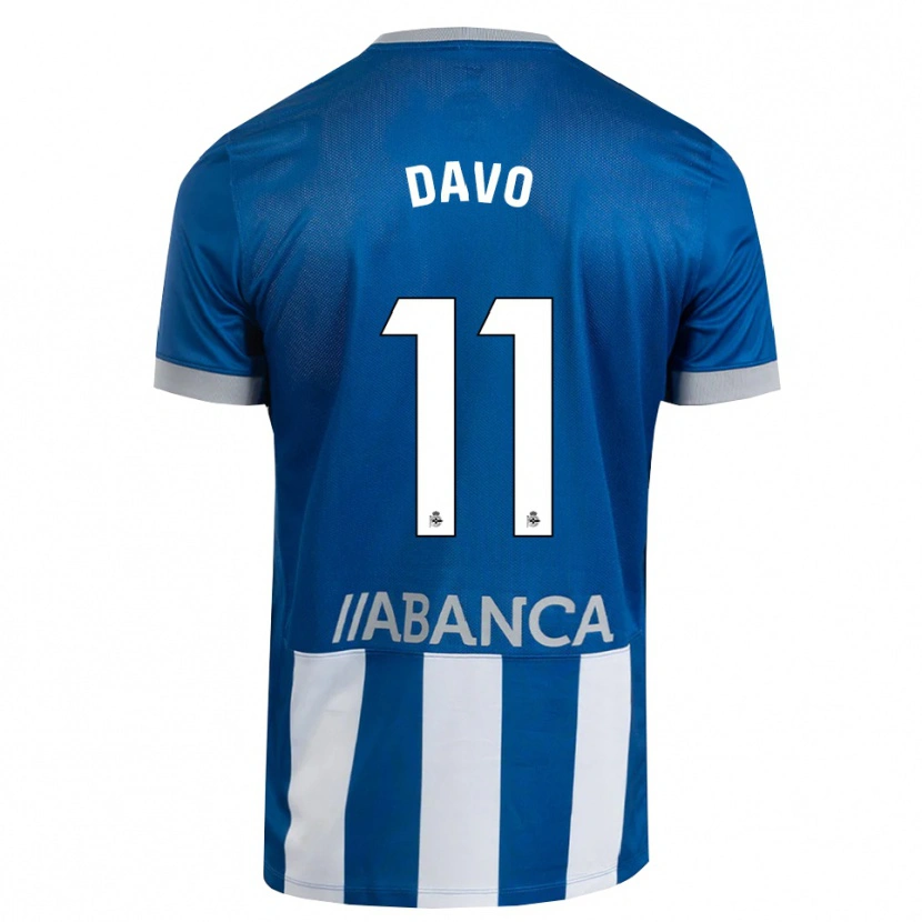 DanxenキッズDavo#11青 グレー 白ホームシャツ2026/27ジャージーユニフォーム