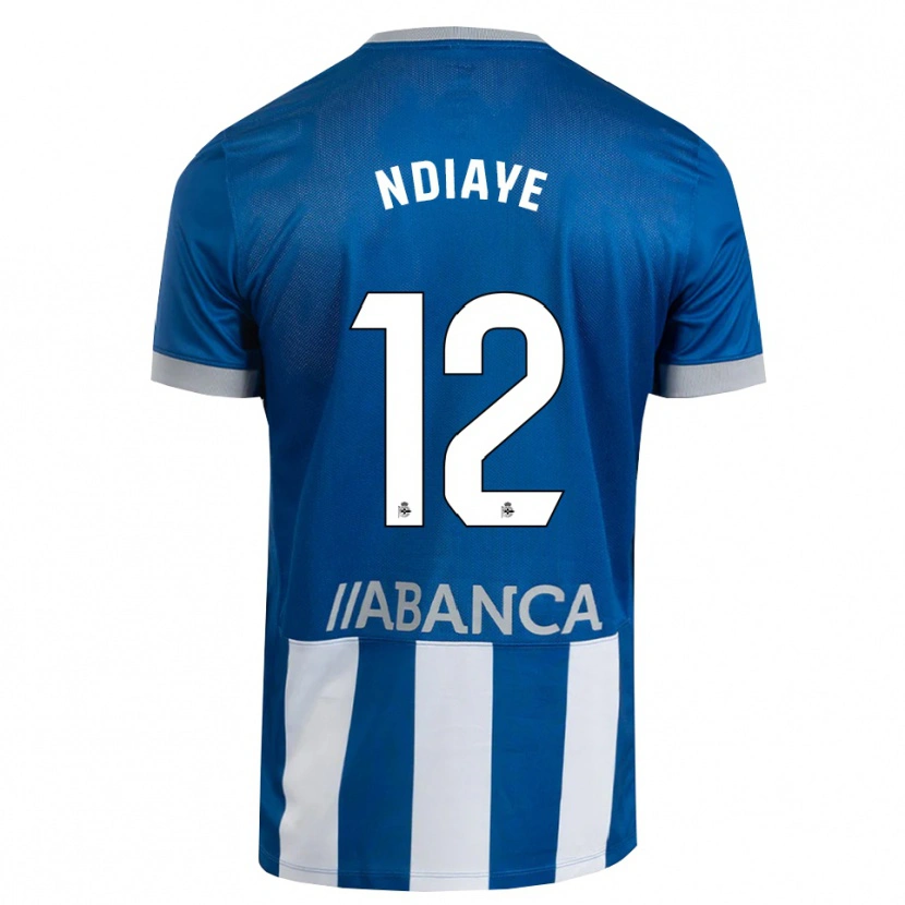 DanxenキッズMalick Ndiaye#12青 グレー 白ホームシャツ2026/27ジャージーユニフォーム