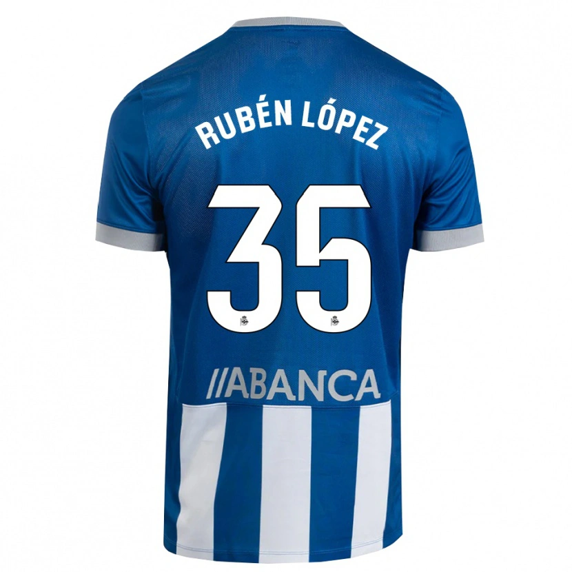 DanxenキッズRubén López#35青 グレー 白ホームシャツ2026/27ジャージーユニフォーム
