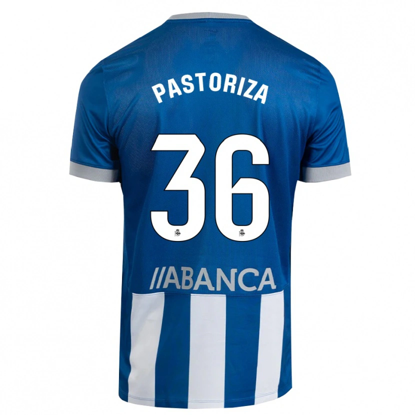 DanxenキッズGuille Pastoriza#36青 グレー 白ホームシャツ2026/27ジャージーユニフォーム
