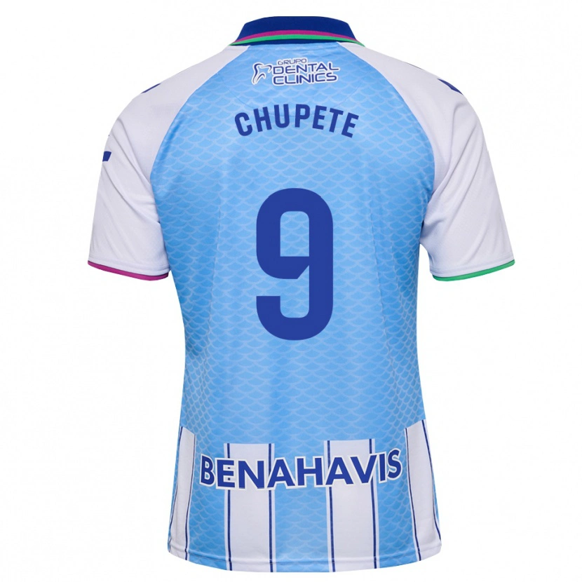 DanxenキッズChupe#9ディープスカイブルー 白ホームシャツ2026/27ジャージーユニフォーム
